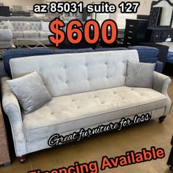 Sofa Bed Light Grey Brand New