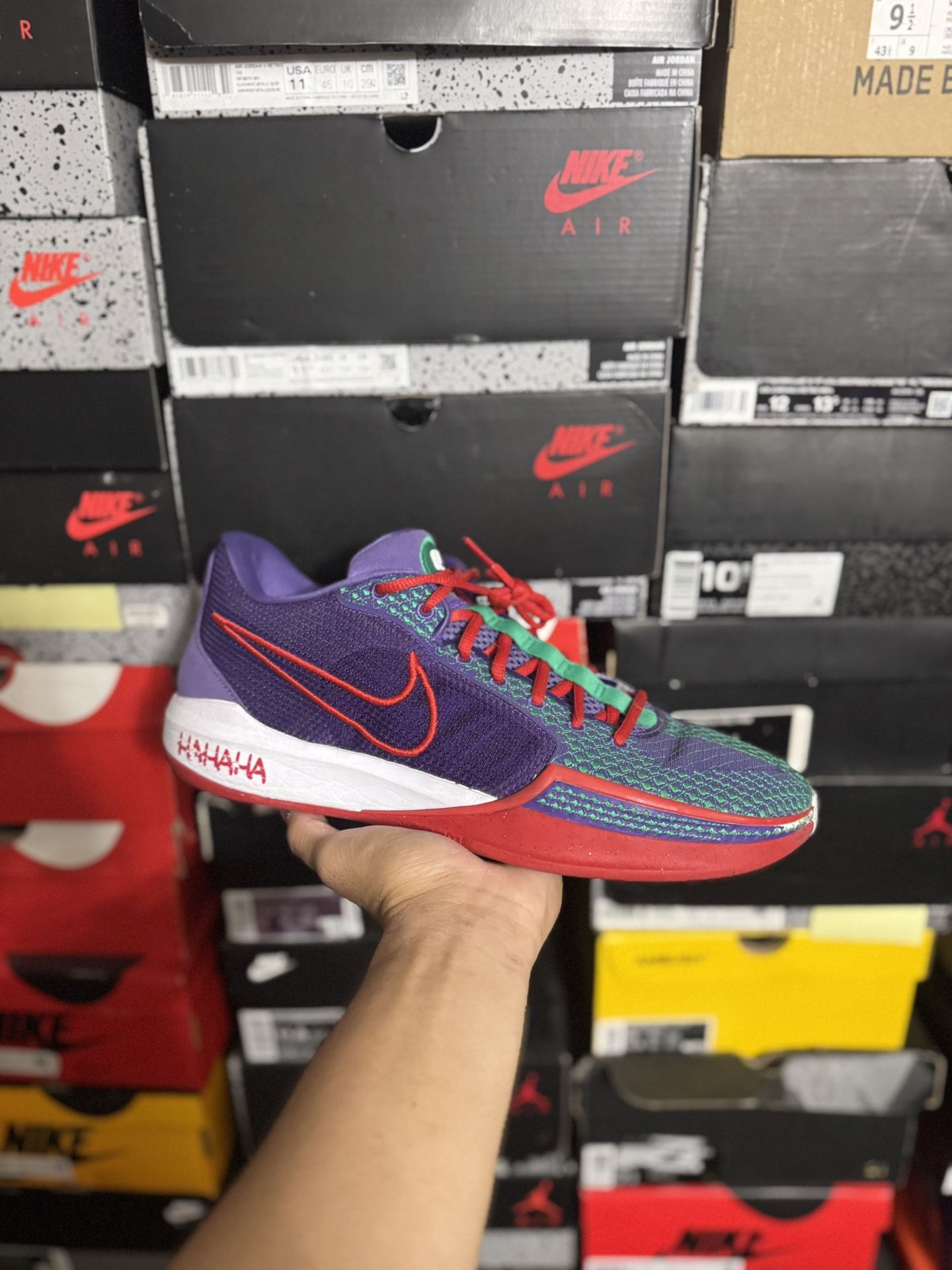 Sabrina Nike By You size 12M USED But Clean