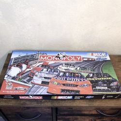 Monopoly NASCAR COLLECTOR'S EDITION Board Game 2002 w/ 6 Pewter Tokens Complete