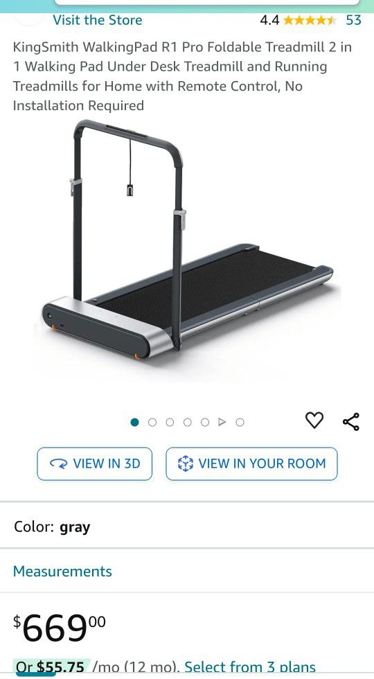 KingSmith WalkingPad R1 Pro Foldable Treadmill 2 in

