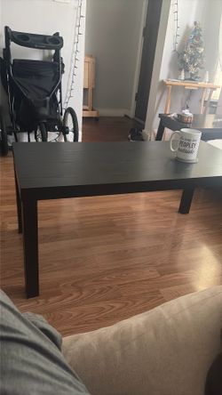 Black coffee table