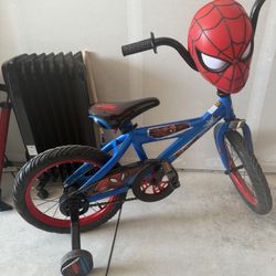 Gently Used Huffy 16" Marvel Spider-Man Kids' Bike,