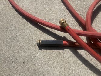 Apex Heavy-Duty Red Rubber Garden Hose