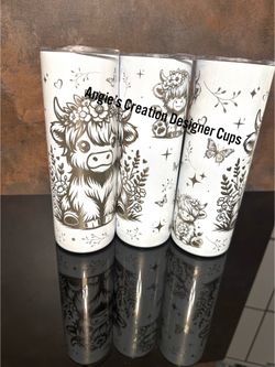 Shimmy White 20oz Custom Laser Engrave 