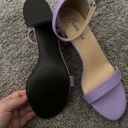 Chunky Lilac Heel 