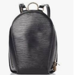 Louis Vuitton Black Epi Backpack