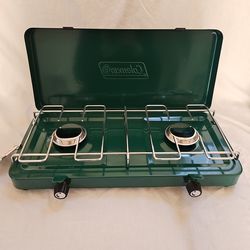 Colman dual burner compact camping stove new in box