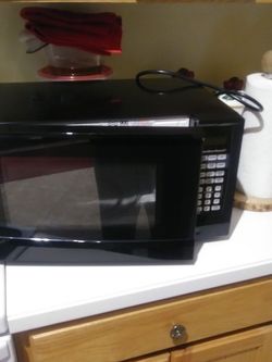 Microwave and toaster