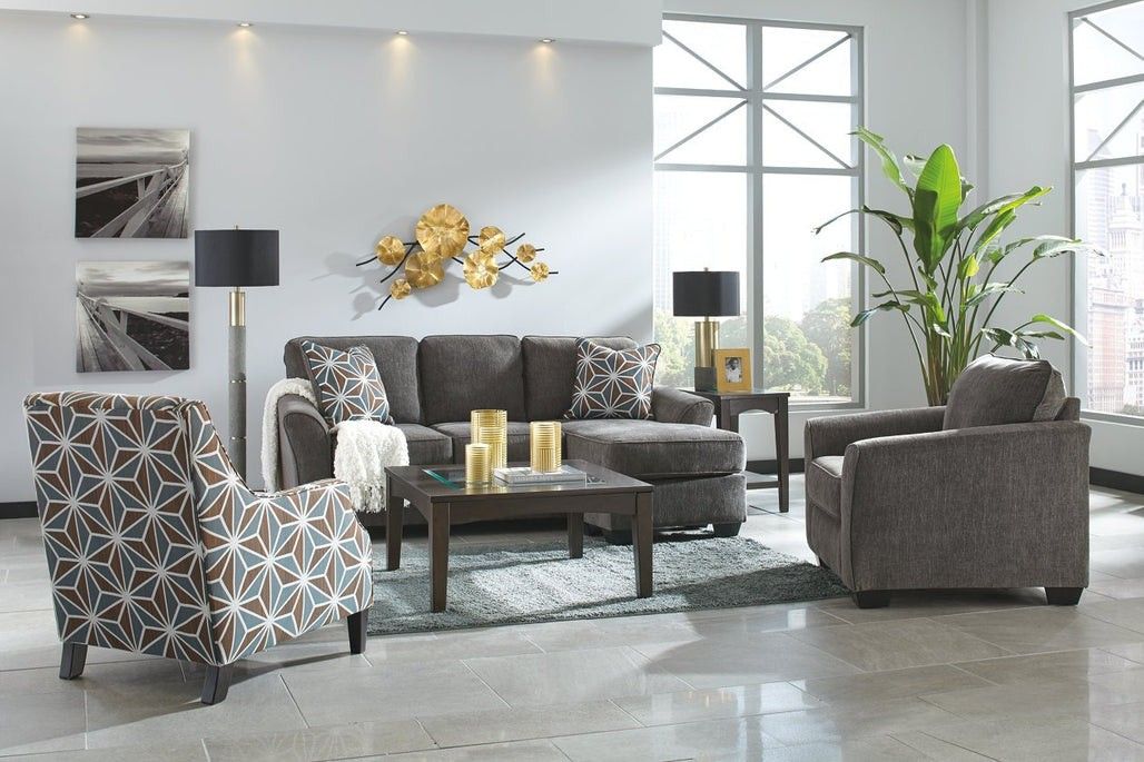 Brise Slate Sofa Chaise