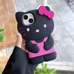 Hello Kitty 3D Phone Case For iPhone 15 Pro Max