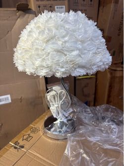 Flower table lamp night stand light