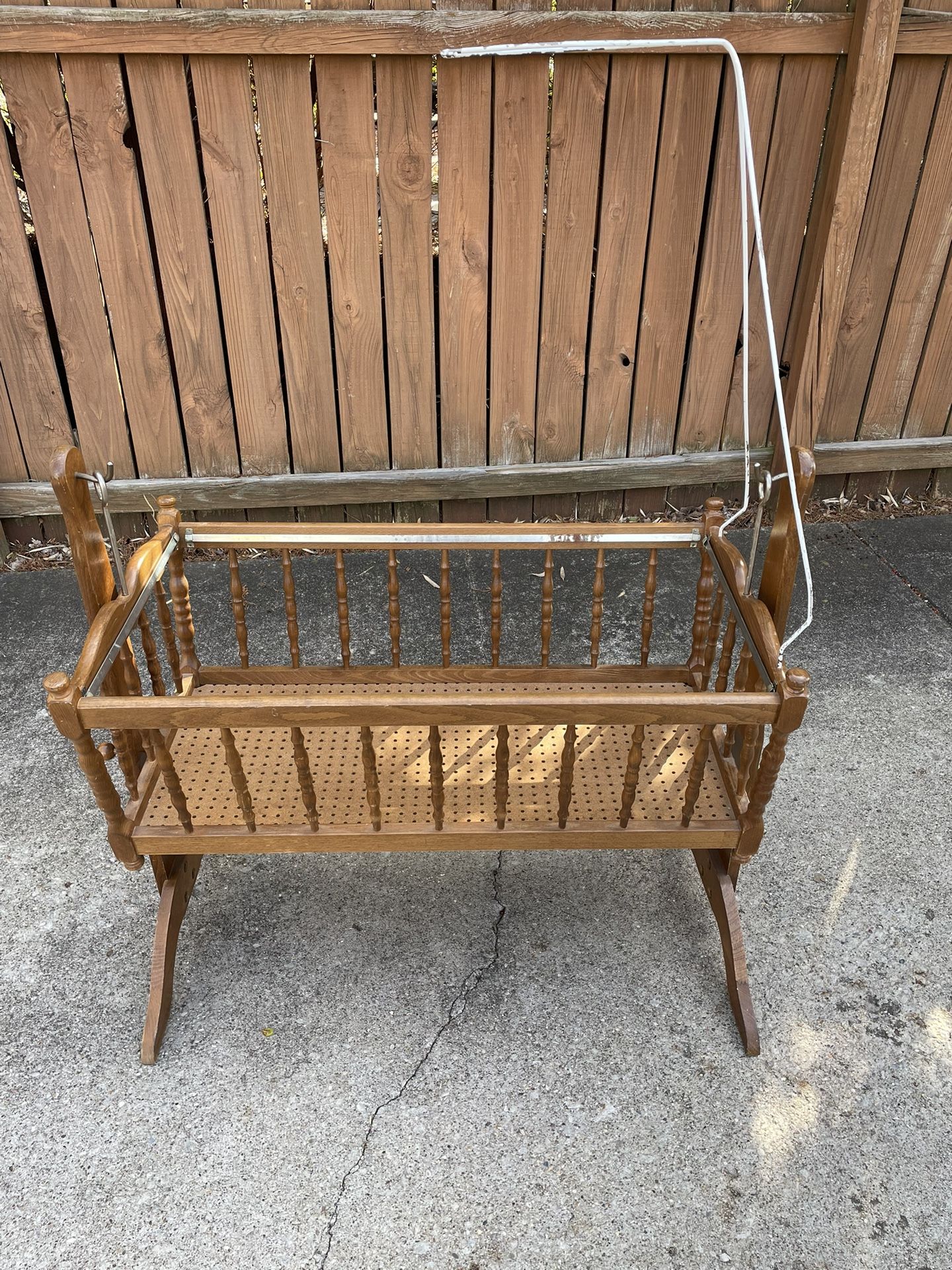 SWEET Wooden Baby Cradle for Sale in Louisville, KY OfferUp