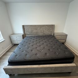 King Mattress And Bed Frame 