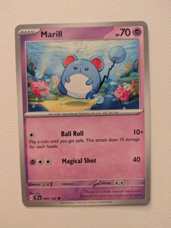 Marill pokemon card TEF 064