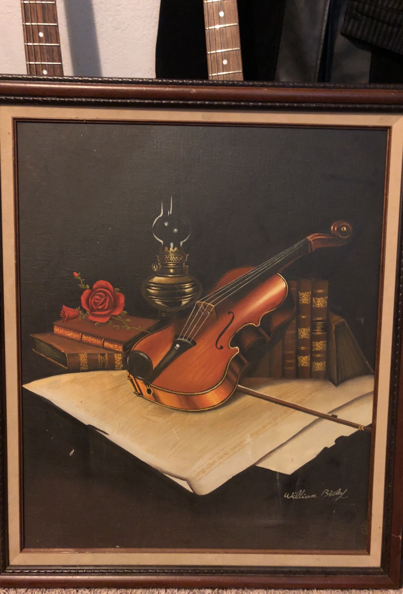 Violin painting william bisley b01257 for Sale in Rancho Cucamonga, CA