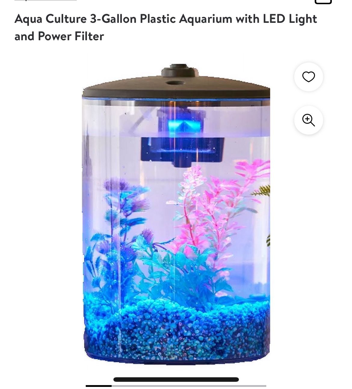 3-gallon Fish Tank