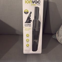 Ionvac Cordless Hand Vac (Brand New)