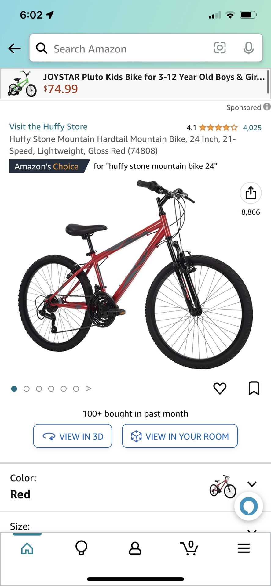 Huffy stone mountain bike 24 sale