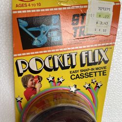 Pocket Flix Star Trek Snap-In Movie cassette