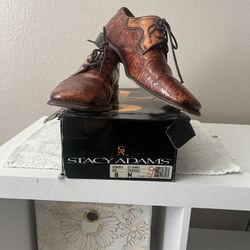 Stacy Adam’s Cognac Leather Loafers 