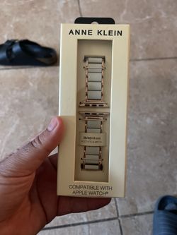 Anne Klein Rubberized Fashion Bracelet for Apple Watch NEW $75 38/40/41/MM
