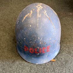 Original MK Blue Police English Helmet