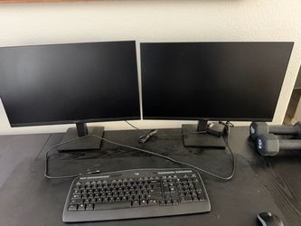 Two Samsung Monitors 24inch