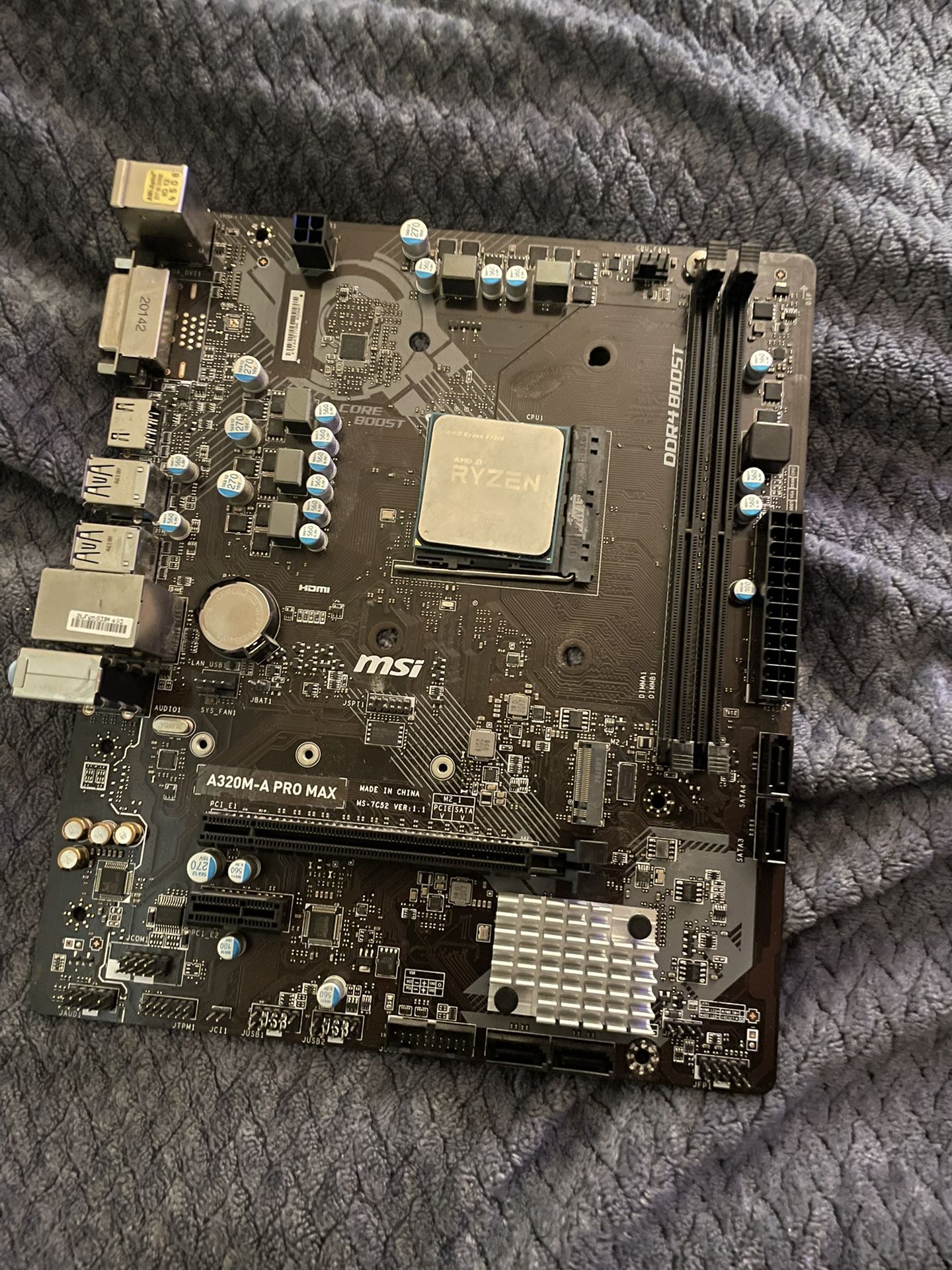 Motherboard With Parts