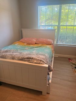 Kids Bed Full White