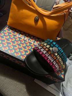 Kurt Geiger purse and slides