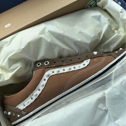 Cocoa brown pearlized Vans