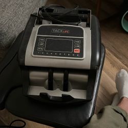 Tacklife Money Counter.  Fully Functional.  Comes With Booklet And Digital Number Display