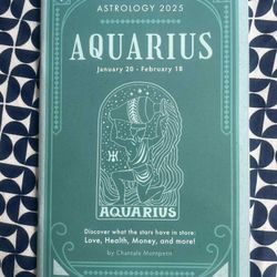 New Astrology 2025 Aquarius Paperback Book