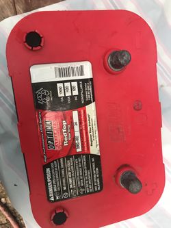 Dead optima battery