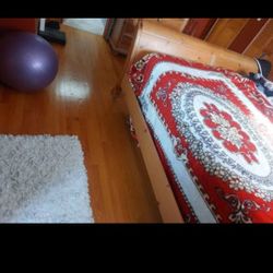 SLED WOOD BED-King Size