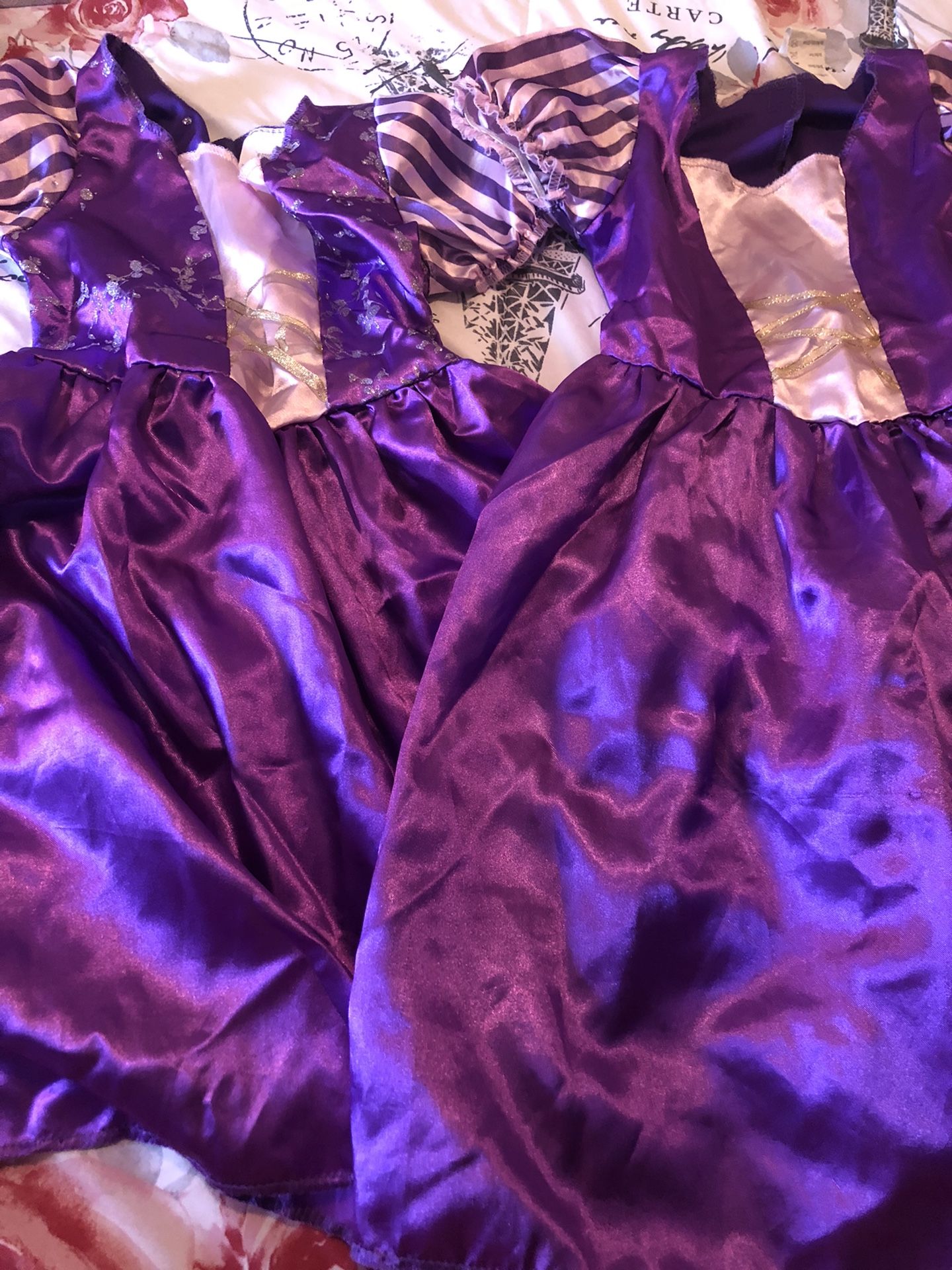 Two Rapunzel Costume Size 4-6
