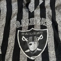 Raiders Mexican Style Poncho XLarge 