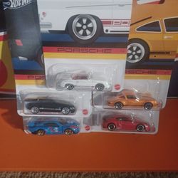 New hot wheels porsche collection