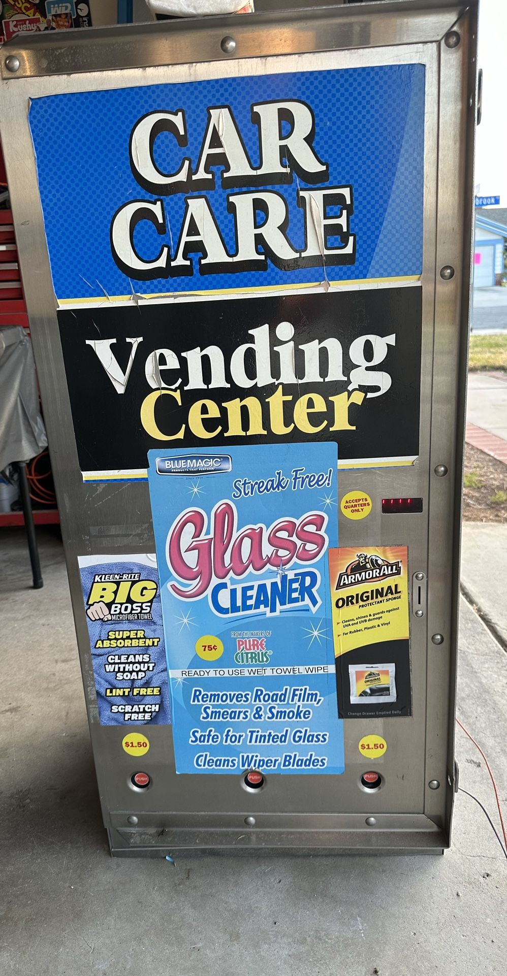 Laurel Carwash Vending Machine - 3 Column