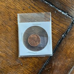 1975 penny No mint  mark