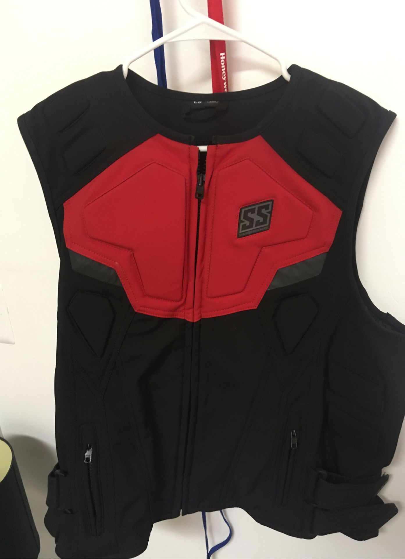 SS speed and strength motorcycle vest/ Large