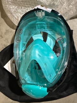 Full Face Snorkel Mask with Breathing Tube – New Open Box
