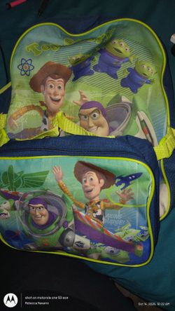 Vintage Toy Story backpack w/lunchbox
