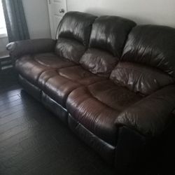 Leather Couch 