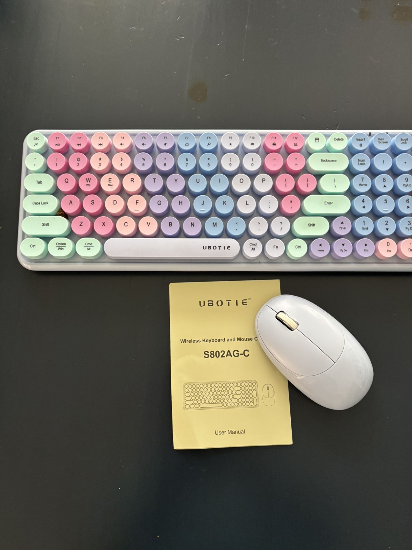 Pastel Keyboard And Mouse