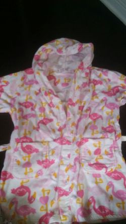 Youth Flamingo Pink Robe