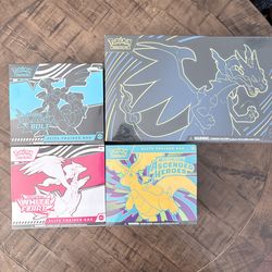 2026 Pokémon Mega Evolution Ascended Heroes ETB, Pokémon Scarlet & Violet Black Bolt & White Flare, Pokémon Scarlet & Violet Black Bolt & White Flare,