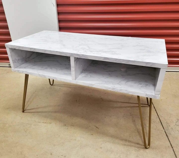 Athena 42 in. White Mable TV Stand