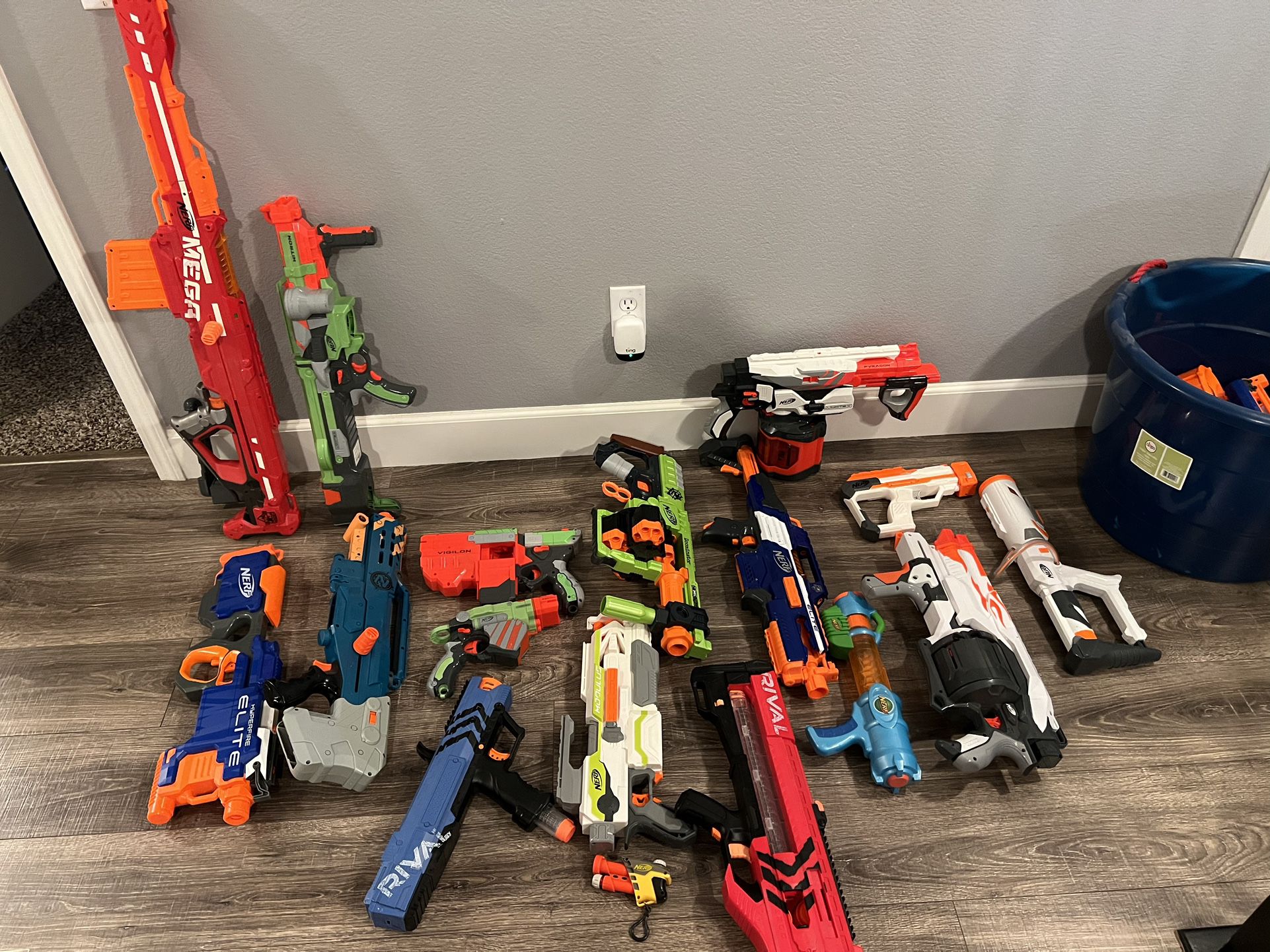 Nerf Gun Collection  Someone’s Going to seriously come up