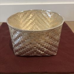 Moving Sale! Tane Mexico Sterling Silver Woven Bowl 925 21 oz.